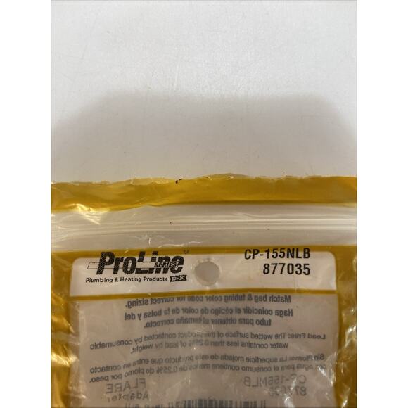 Proline Adapter 3/8” X 3/8” For Plumbing And Heating Lot Of 3 {86} - Picture 8 of 9